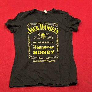 Bella+Canvas Black Crewneck Tee with White Neck Tag